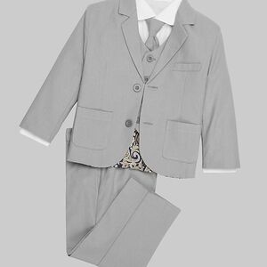 Classic Gray Men's Suit Set